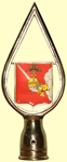 навершие - наконечник для флагштока Вологодской области, латунь